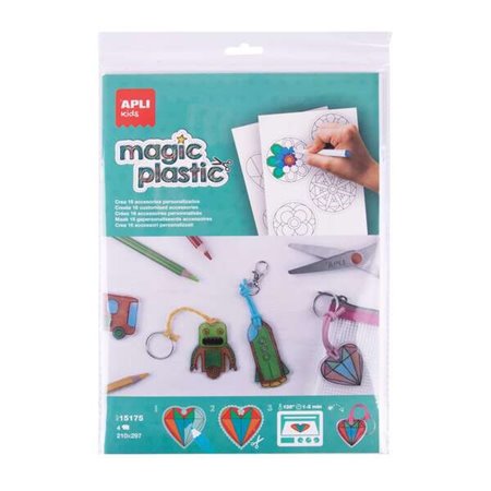 Apli Magic Plastic - Transforma-se em Plástico Duro - Reduz Tamanho - 4 Folhas