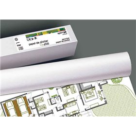 Rolo de Papel Fabrisa Plus para Plotter 80gr - Medidas 914mm x 50m Rolo de Papel Fabrisa Plus para Plotter 80gr - Medidas 914mm x 50m