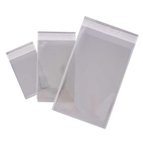 Sacos Transparentes de Polipropileno Apli 250x330mm com Fecho Adesivo - Calibre 120 - Alta Resistência e Flexibilidade - Uso Ali Sacos Transparentes de Polipropileno Apli 250x330mm com Fecho Adesivo - Calibre 120 - Alta Resistência e Flexibilidade - Uso Ali