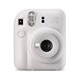 Câmera instantânea Fujifilm Instax Mini 12 Clay White - Tamanho da imagem 62x46mm - Flash automático - Exposição automática - Mi