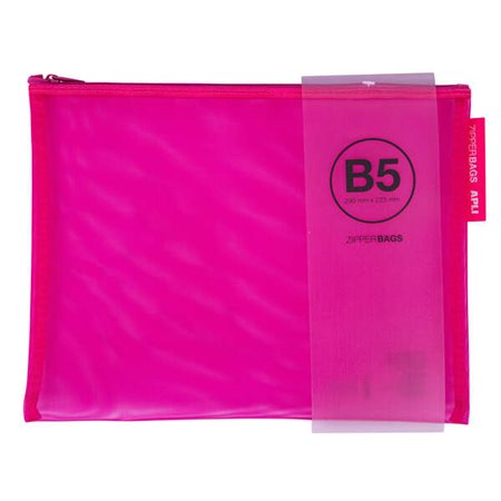 Envelopes transportadores de nylon respirável Apli - Tamanho B5 (290x223mm) - Resistente e durável - Ideal para tablets e equipa