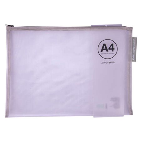 Envelopes transportadores de nylon respirável Apli A4 - Toque agradável, portátil, resistente e durável - Ideal para documentos,