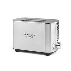 Torradeira de fatia dupla Orbegozo TO 5030 - Torradeira potente e versátil com 6 níveis de torrada - Funções de reaquecimento e 