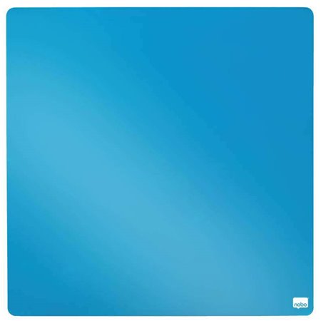 Nobo Tile Mini Quadro Branco Magnético 360x360mm - Sem Moldura - Apagar a Seco - Azul