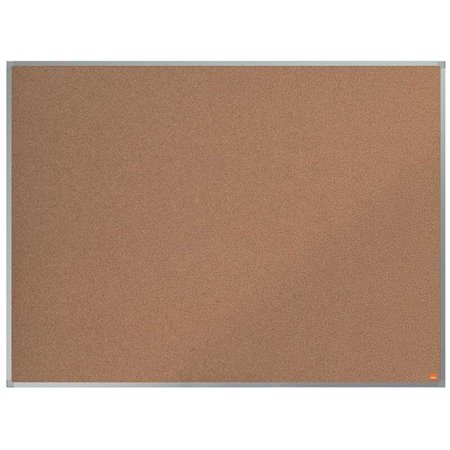 Quadro de Avisos Nobo Essence Cork 1200x900mm - Montagem em Canto - Superfície de Cortiça - Moldura em Alumínio Anodizado - Cor 