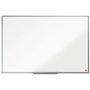 Quadro branco de aço magnético Nobo Essence 900x600mm - Moldura de alumínio anodizado - Bandeja de marcadores - Cor branca