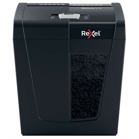 Trituradora de Papel Manual Rexel Secure X10 Cortada em Partículas - Tritura até 10 Folhas - 18L