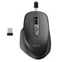 Mouse sem fio recarregável Trust Ozaa 2400dpi - 6 botões + rolagem vertical e horizontal - Ergonômico - Uso destro - Cor preta