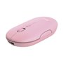 Mouse sem fio recarregável Trust Puck 1600dpi - 3 botões silenciosos - Ultrafino - Uso ambidestro - Cor rosa