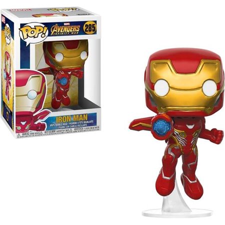 Funko Pop Marvel Avengers Infinity War Homem de Ferro - Figura de vinil - Altura 9cm aprox.