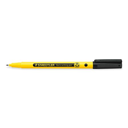 Caneta de escrita Staedtler 307 Noris Marcador de ponta fina - Traço 0,6 mm aproximadamente - Tinta à base de água - Corpo feito