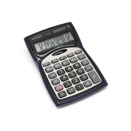 Calculadora de mesa Bismark - tela LCD de 12 dígitos