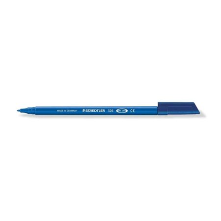 Marcador de ponta fina Staedtler Noris 326 - curso de aproximadamente 1 mm - banheira à base de água - cor azul