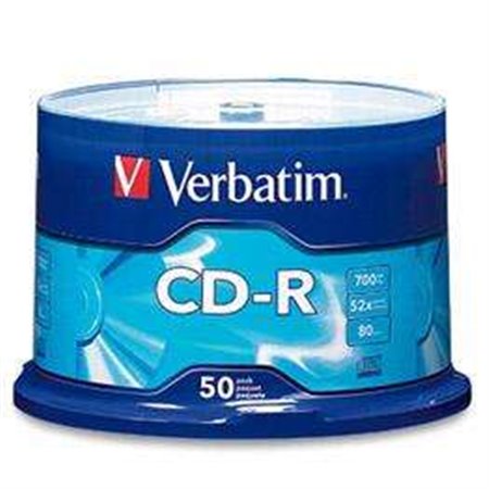 CD-R Verbatim 52x 700MB (50 Unidades)