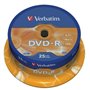 DVD-R Verbatim 16x 4,7 GB (banheira de 25 unidades)