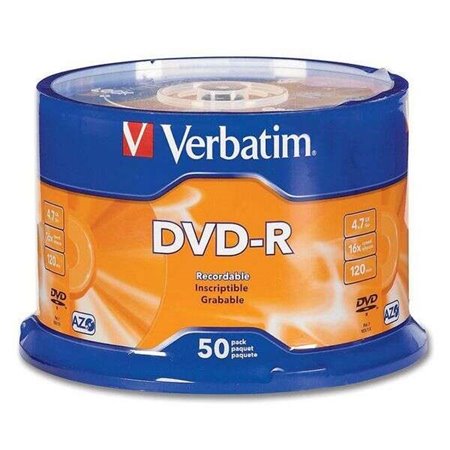 Verbatim DVD-R 16x 4,7 GB (50 unidades banheira)