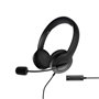 Energy Sistem Office Headphones 3 - Plugue USB e 3,5 mm - Controle de volume e mudo - Braço de microfone retrátil - Cor preta