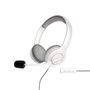 Energy Sistem Office Headphones 3 - Plugue USB e 3,5 mm - Controle de volume e mudo - Braço de microfone retrátil - Cor branca