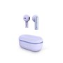 Fones de ouvido sem fio Energy Sistem Style 4 - Design compacto - Caixa de carregamento - Cor violeta