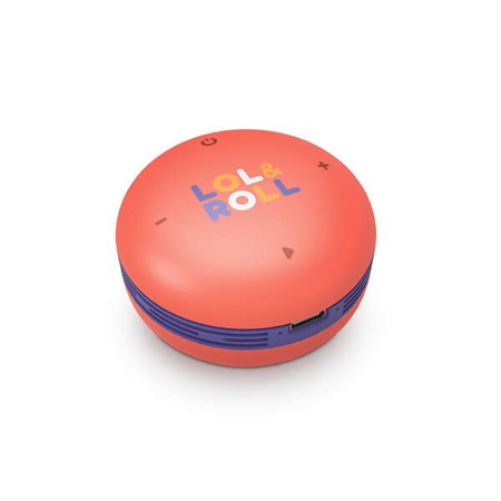 Energy Sistem Lol&Roll Pop Kids Alto-falante Bluetooth - Compartilhe música - Cabo removível - Personagem para colorir - Cor lar