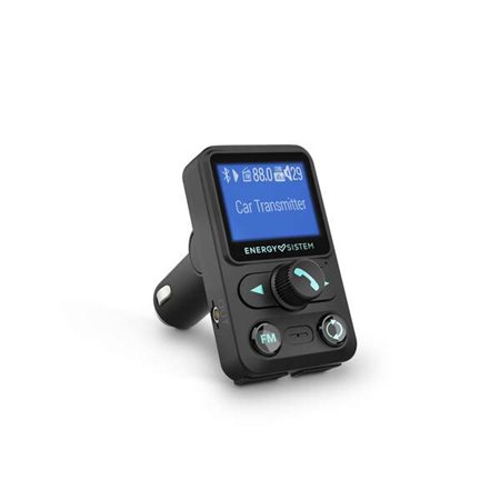 Transmissor para carro Energy Sistem XTRA FM - LCD de 1-4" - Bluetooth - MicroSD - USB MP3 - Assistente de voz - Cor preta