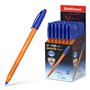 Caneta Stick Laranja Erichkrause U-108 - Tecnologia Ultra Glide - Tinta Azul