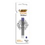 Bic Pacote de 3 Recargas para Caneta Esferográfica Cristal Re´new - Ponta Média 1,0mm - Tinta à Base de Óleo - Cor Azul