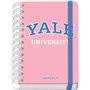 Agenda escolar em espiral com fio Dohe YALE Pink Lady A6 - Diâmetro da página - Papel 80g/m2 - Capa de papelão laminado - Fecho 