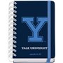 Agenda escolar em espiral com fio Dohe YALE Navy A6 - Diâmetro da página - Papel 80g/m2 - Capa de papelão laminado - Fecho de bo