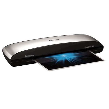 Laminador Fellowes Spectra A3 - Aquecimento em 4 minutos - Saco grosso 125mic