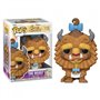 Funko Pop Disney A Bela e a Fera Fera com Cachos - Figura de Vinil - Altura 9,5cm aprox.