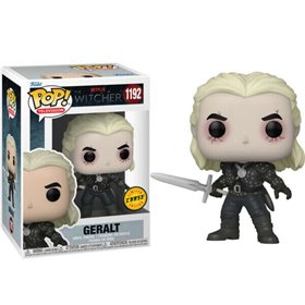 Funko Pop Television The Witcher Geralt of Rivia com opção Chase - Figura de vinil - Altura 9cm aprox. Funko Pop Television The Witcher Geralt of Rivia com opção Chase - Figura de vinil - Altura 9cm aprox.