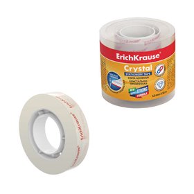 Fita Adesiva Cristal Erichkrause - 12mmx33m - Transparente Fita Adesiva Cristal Erichkrause - 12mmx33m - Transparente