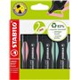 Stabilo Green Boss Pastel Pacote de 4 Marcadores Fluorescentes - Feito com 83% Plástico Reciclado - Linha entre 2 e 5mm - Recarr