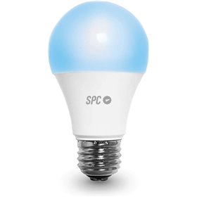 Lâmpada Led Wi-Fi E27 Regulável SPC Aura 1050 - Ambientes Personalizáveis - Controle do APP SPC Iot - Compatível com Alexa e Goo Lâmpada Led Wi-Fi E27 Regulável SPC Aura 1050 - Ambientes Personalizáveis - Controle do APP SPC Iot - Compatível com Alexa e Goo