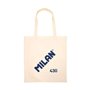 Sacola Milan Serie 1918 Bolsa de Pano - Tamanho 50x38x41cm - Alça Longa 27cm - Tecido 'Ripstop' - Cor Bege