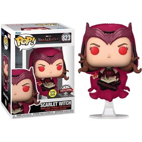 Funko Pop Marvel WandaVision Scarlet Witch Ed brilha no escuro - Figura de vinil - Altura 9cm aprox. Funko Pop Marvel WandaVision Scarlet Witch Ed brilha no escuro - Figura de vinil - Altura 9cm aprox.