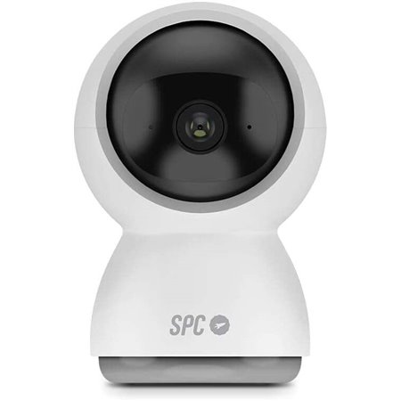 Câmera de Vigilância SPC Lares 360 Wifi - Rotação 360º - Full HD 1080P - Rastreamento de Pessoas - Visão Noturna - Design Discre