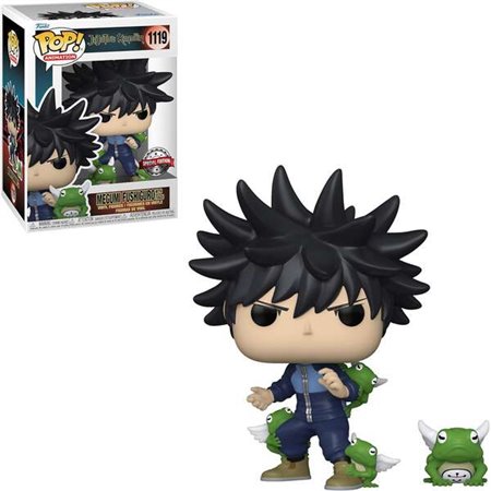 Funko Pop Animation Jujutsu Megumi com Toads Edição Especial - Figura de Vinil - Altura 9,5cm aprox.