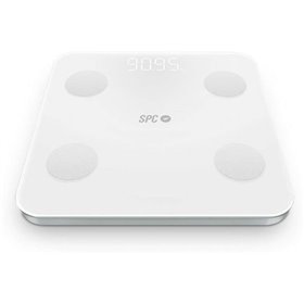 Balança de banheiro inteligente SPC Atenea Fit 3 - Cadastre e identifique até 10 usuários - Design em vidro - Tela LED - Ativaçã Balança de banheiro inteligente SPC Atenea Fit 3 - Cadastre e identifique até 10 usuários - Design em vidro - Tela LED - Ativaçã