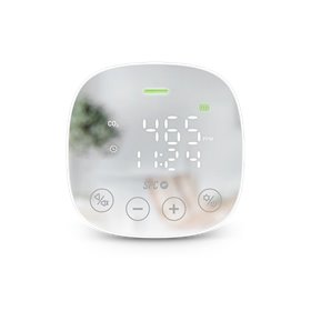 Medidor de CO2 de qualidade do ar SPC CO2 com alarme visual e sonoro - também registra temperatura e umidade - tela LED Medidor de CO2 de qualidade do ar SPC CO2 com alarme visual e sonoro - também registra temperatura e umidade - tela LED