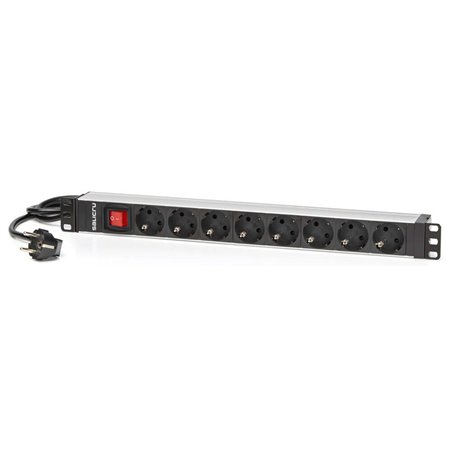 Unidade de distribuição de energia Salicru Power Strip SPS PDU - 8 tomadas tipo Schuko - cor preta