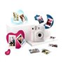 Pacote Fujifilm Melhores Memórias Câmera Instantânea Instax Mini 12 Clay White + Instax Mini Film 10 unidades. + 3 Molduras para