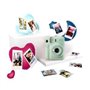 Pacote Fujifilm Melhores Memórias Câmera Instantânea Instax Mini 12 Verde Menta + Filme Instax Mini 10 unidades. + 3 Molduras pa