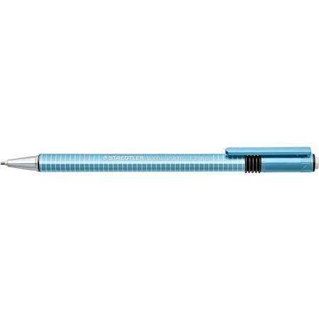 Lapiseira Staedtler Triplus Micro 774 - Largura da linha 1,3 mm - Ponta retrátil - Design ergonômico - Cor azul claro