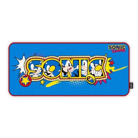 Energy Sistem Gaming Mouse Pad ESG Sonic Classic - Tamanho XXL - Base de borracha antiderrapante - Cor azul