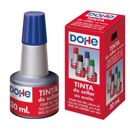 Tinta Dohe para Tampões e Carimbos 30ml - Cor Azul