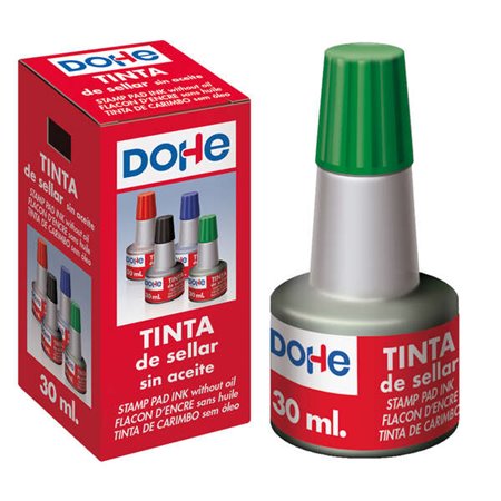 Tinta Dohe para Tampões e Carimbos 30ml - Cor Verde