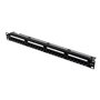 Painel de patch de dados Aiten 24 pontos UTP CAT6 IDC