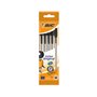 Bic Cristal Pacote original de 5 canetas esferográficas - Ponta redonda de 1,0 mm - Curso de 0,4 mm - Tinta à base de óleo - Cor